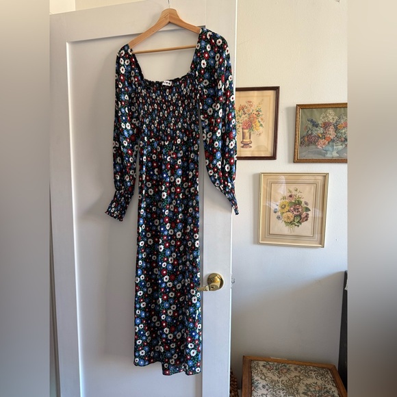 Floral Long Sleeve Dress - Picture 1 of 3